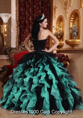 Exclusive Puffy Sweetheart Beading Quinceanera Dresses in Multi-colored