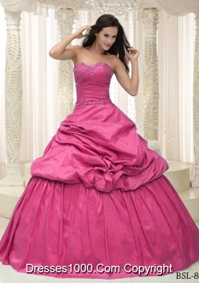 2014 Puffy Sweetheart Long Quinceanera Dresses with Appliques