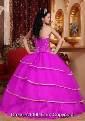 2014 Spring Puffy Quinceanera Dress Sweetheart with Beading