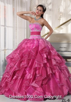 New Style Sweetheart Quinceanera Dresses with Organza Appliques