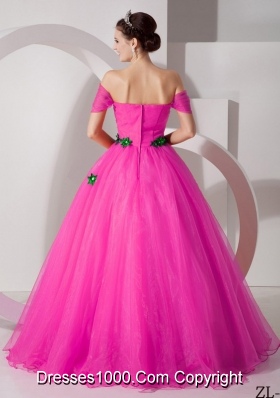 Pretty Princess Off The Shoulder Quinceanera Dresses with Appliques