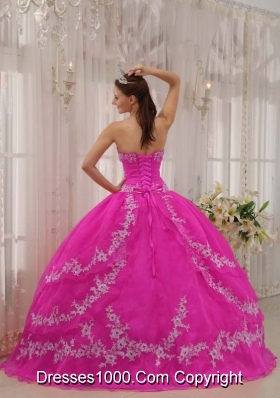 Sweetheart Appliques Pretty Sweet 16 Dresses for 2014 Custom Made