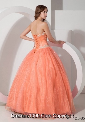 Beautiful Ball Gown Sweetheart Appliques with Beading Quinceanera Dresses