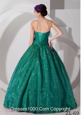 Elegant Sweetheart Tulle Turquoise Sweet 15 Dresses with Beading