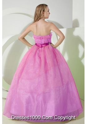 Simple Ball Gown Strapless Beading and Embroidery Dress For Quinceanera