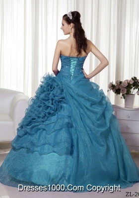 New Style Puffy Sweetheart Quinceanera Gowns with Beading and Ruching