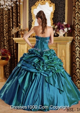 New Ball Gown Strapless Pick-ups Quinceanera Dresses for Military Ball