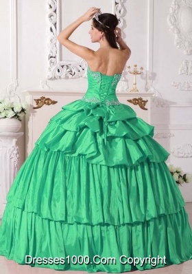 Sweetheart Detachable Quinceanera Dresses with Beading and Layers