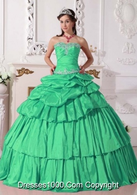 Sweetheart Detachable Quinceanera Dresses with Beading and Layers
