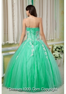 Sweetheart Tulle Appliques for Cheap Quinceanera Dresses On Sale