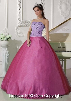 Discount Princess Strapless Quinceanera Dress with Beading