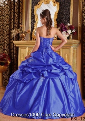 2014 Affordable Puffy Quinceanera Dresses with Pick-ups