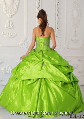 2014 Appliques Discount Quinceanera Dress with Sweetheart