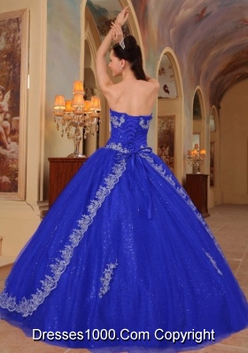 2014 Brand New Sweetheart Beading Quinceanera Dresses in Royal Blue