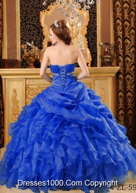 2014 Pretty Sweetheart Beading and Ruffles Quinceanera Dresses