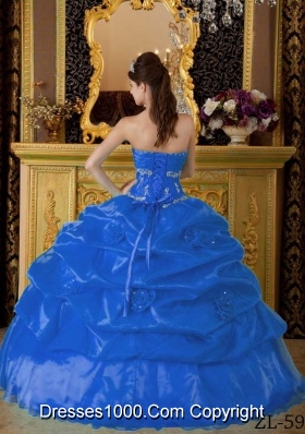 Beautiful Sweetheart for 2014 Appliques Quinceanera Dresses