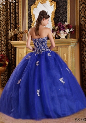 Elegant Sweetheart with Appliques Quinceanera Dresses for 2014