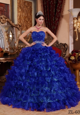 royal blue sweet sixteen dresses