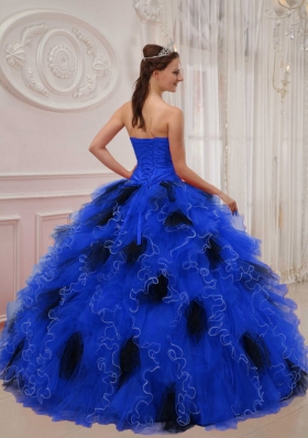 2014 Puffy Sweetheart Beading and Ruching Quinceanera Dresses