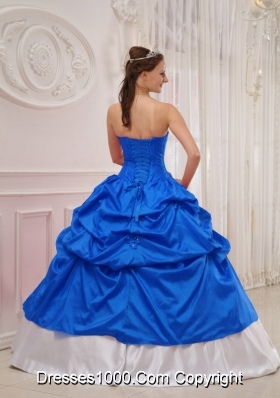 Luxurious Sweetheart Beading and Pick-ups for 2014 Quinceanera Dresses