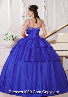 New Style 2014 Beading Quinceanera Dresses with Straps