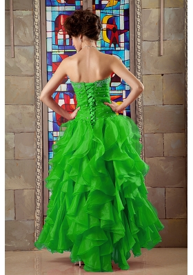 2014 Cute Sweetheart Organza Beading Sweet 16 Dresses