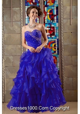 Beautiful Princess Sweetheart Beading Quinceanea Dress 2014