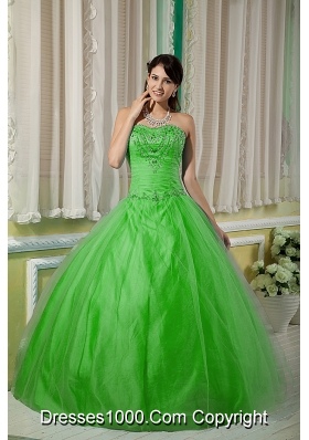 Cheap Sweetheart Beading 2014 Puffy Quinceanera Dresses