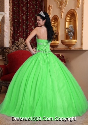 Popular Puffy Sweetheart Quinceneara Dresses with Beading