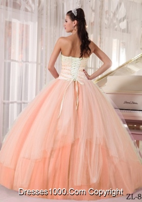 Affordable Puffy Sweetheart Beaded Dresses For Quinceaneras