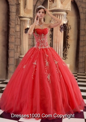 Red Color Quinceanera Dresses