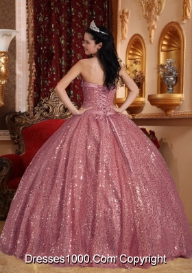 Sweetheart Puffy Sequins Cheap Sweet 16 Dresses On Sale