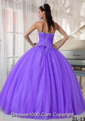 Sweetheart Quinceanera Gown Dresses with Beading and Bowknot