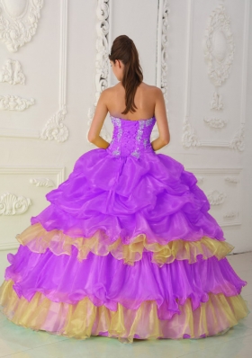 Strapless Beading and Ruffles Brand New Pick-ups Quinceanera Dress