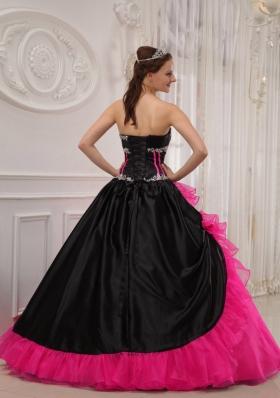 Beautiful Ball Gown Sweetheart Quinceanera Dress with Organza Appliques