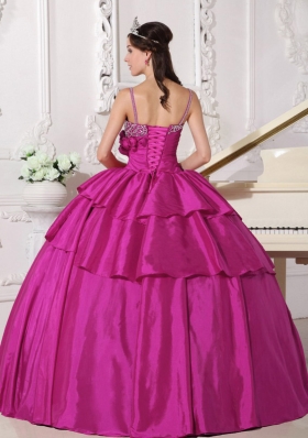 Cheap Ball Gown Straps 2014 Quinceanera Dresses with Beading