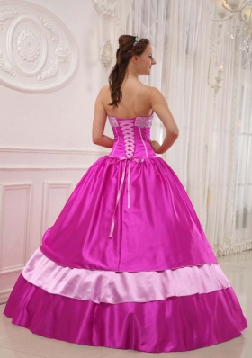 Elegant Ball Gown Sweetheart Quinceanera Dress  with Appliques Beading