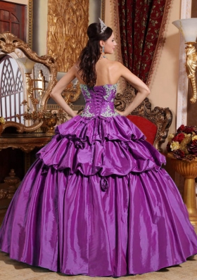 Ball Gown Sweetheart Appliques Dresses For a Quinceanera for 2014