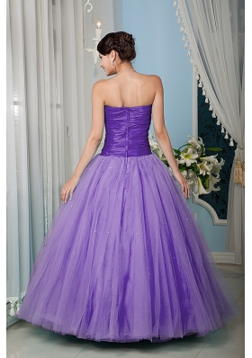 Purple A-line Sweetheart Beading The Super Hot Quinceanera Dress