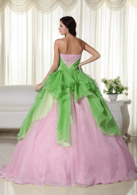 2014 New Style Puffy Beading Quinceanera Dresses in Colorful