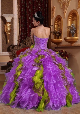 Exclusive Puffy Sweetheart Beading Quinceanera Dresses for 2014