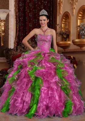 Exclusive Puffy Sweetheart 2014 Quinceanera Dresses with Beading