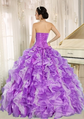 Beading and Ruffles Custom Made For 2014 Quinceanera Dresses