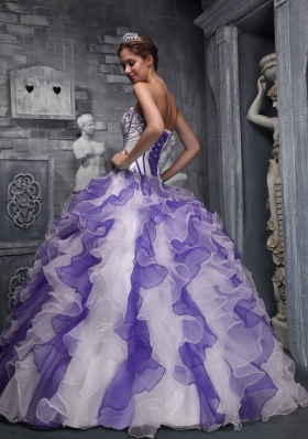 Sweet Puffy Sweetheart Taffeta and Organza Appliques 2014 Quinceanera Dresses