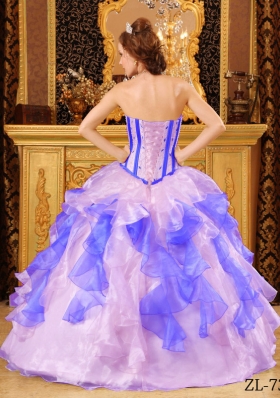 Exquisite Multi-Color Puffy Sweetheart Appliques Quinceanera Dresses for 2014