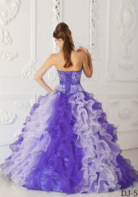 Beading Sweetheart Quinceanera Dresses in Multi-color Princess for 2014