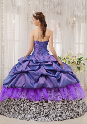 Exclusive Puffy Strapless Beading Quinceanera Dresses with Pick-ups