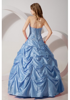 2014 Classical Princess Strapless Appliques Quinceanera Dresses with pick-ups