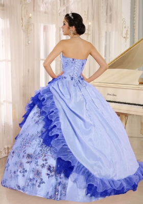 Gorgeous Applqiues and Hand Made Flowers 2014 Quinceanera Dresses