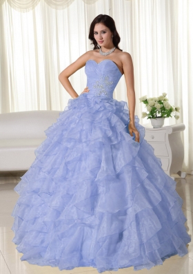 2014 Classical Puffy Sweetheart Appliques Quinceanera Dresses with Ruffles